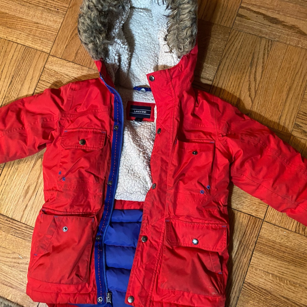 Lands End boys warm coat
